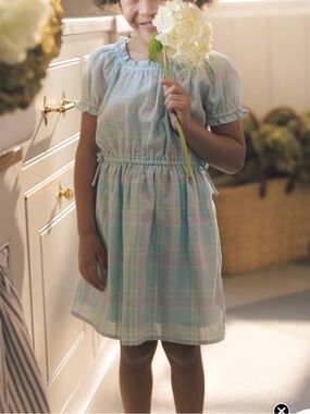 Ivy City Mini Thalia Dress Pastel Plaid Toddler Girl Size 2T NWT New with Tags